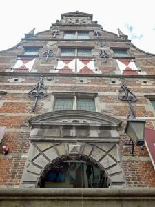 Gebäude Teilansicht Kloveniersdoelen in Middelburg