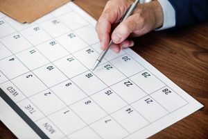 Terminkalender Monatsansicht