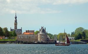 Altes Segelboot vor Veere auf Veerse Meer
