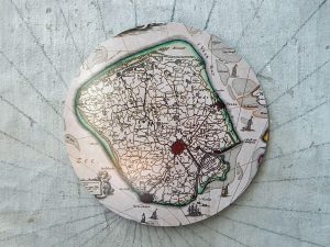 Insel Walcheren als historische Karte
