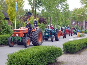 Traktorparade in Gapinge